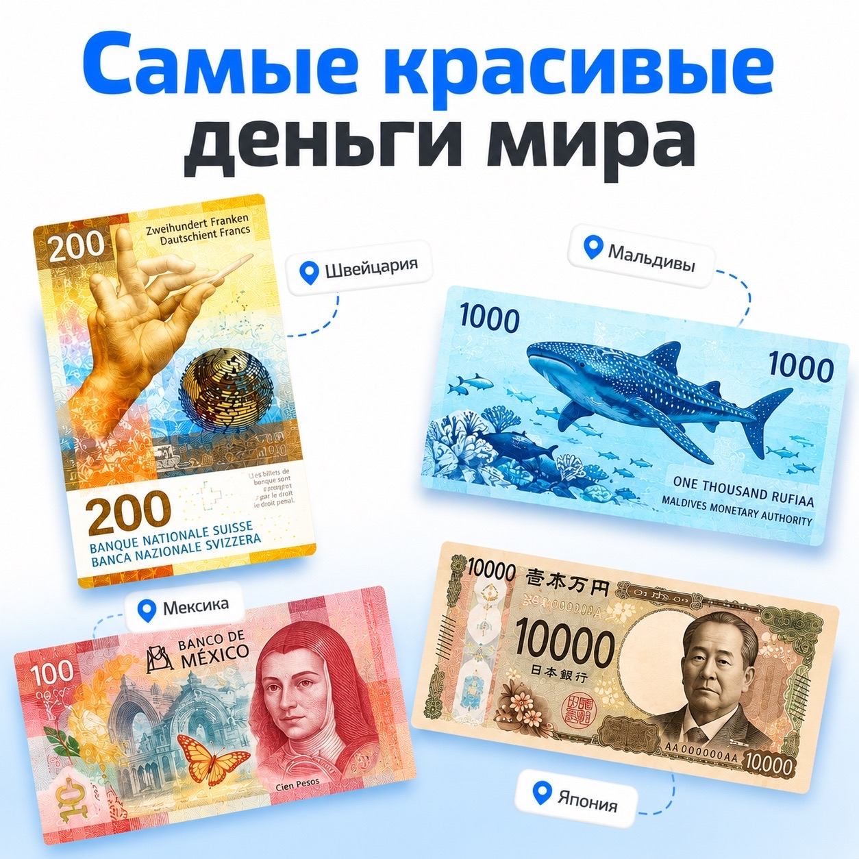 Самые красивые деньги мира